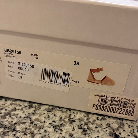 NIB See By Chloe Glyn Leather Espadrille with Ankle Strap - Size 8 - Picture 7 of 8